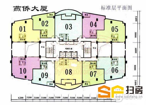 燕侨大厦166方售19000豪华装修 自用皆宜_写字楼出售_广州扫房网